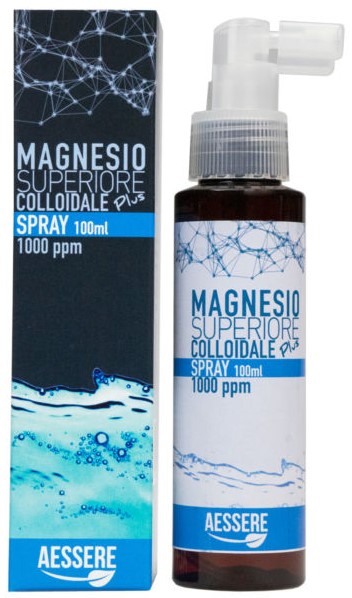 MAGNESIO SUPERIORE COLLOIDALE PLUS SPRAY 1000 PPM 100 ML - Farma Nice