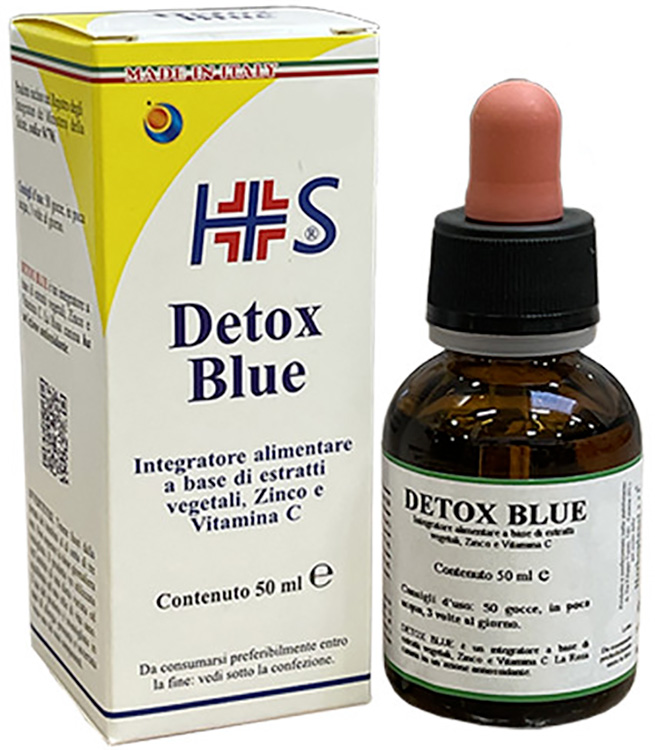 DETOX BLUE GOCCE 50 ML - Farma Nice