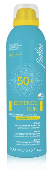 BIONIKE DEFENCE SUN SPRAY TRANSPARENT TOUCH SPF 50+ 200 ML - Farma Nice