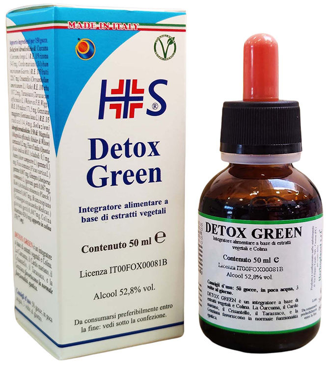 DETOX GREEN GOCCE 50 ML - Farma Nice