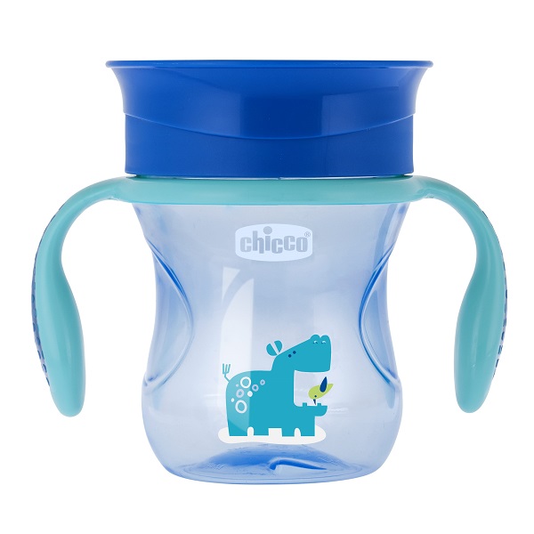 CHICCO TAZZA PERFECT 360 AZZURRA 12 MESI - Farma Nice