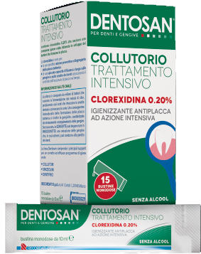 DENTOSAN COLLUTORIO MONODOSE INTENSIVO 0,20% 15 BUSTINE DA 10 ML - Farma Nice
