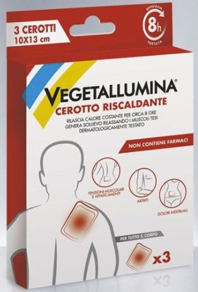 VEGETALLUMINA CEROTTO RISCALDANTE 3 PEZZI - Farma Nice