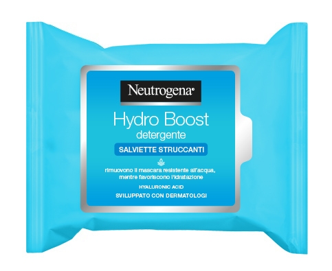 NEUTROGENA HYDRO BOOST SALVIETTE STRUCCANTI 25 PEZZI - Farma Nice