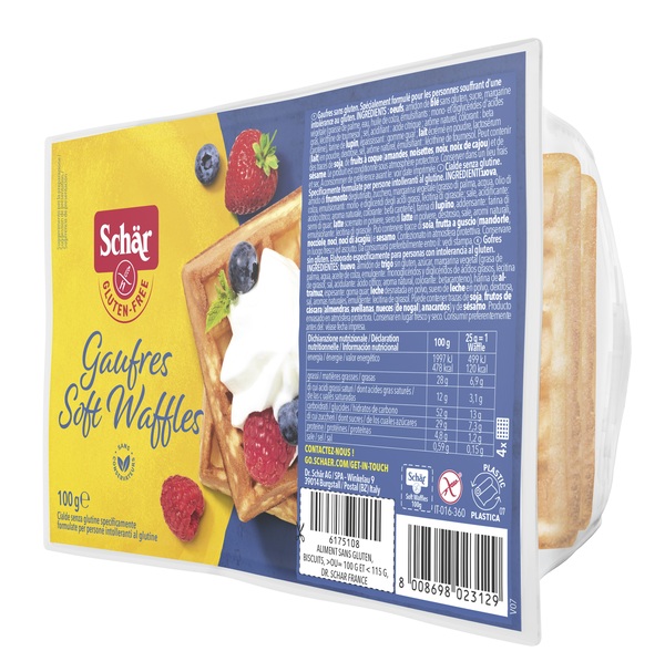 SCHAR GAUFRE SOFT WAFFLES 100 G - Farma Nice