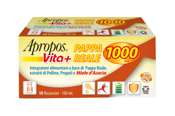 APROPOS VITA+ PAPPA REALE 1000MG 10 FLACONCINI DA 10 ML - Farma Nice