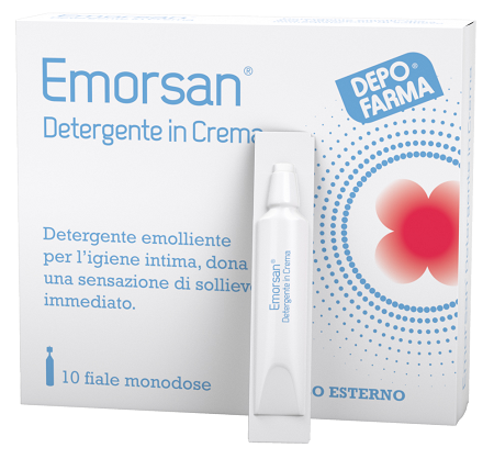 EMORSAN DETERGENTE CREMA 10 FIALE DA 3,5 ML - Farma Nice