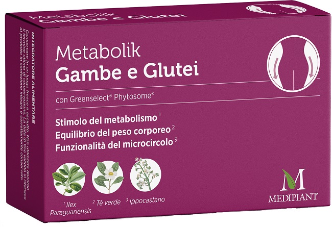 TORNA IN FORMA METABOLIK GAMBE E GLUTEI 30 CAPSULE - Farma Nice