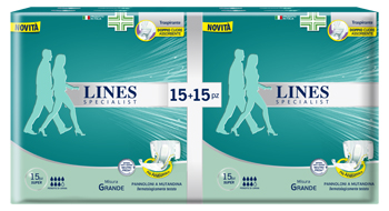 PANNOLONE A MUTANDA LINES SPECIALIST SUPER LARGE 30 PEZZI - Farma Nice