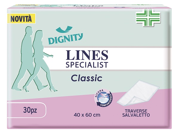 TRAVERSA PER INCONTINENZA LINES SPECIALIST CLASSIC 40X60 CM 30 PEZZI - Farma Nice