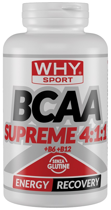 WHYSPORT BCAA SUPREME 4:1:1 + B6 + B12 200 COMPRESSE - Farma Nice