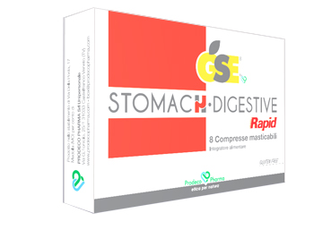 GSE STOMACH DIGESTIVE RAPID 8 COMPRESSE - Farma Nice