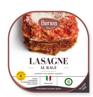 BENEA LASAGNE AL RAGU' SURGELATE SENZA GLUTINE 300 G - Farma Nice