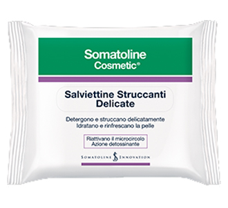 SOMATOLINE COSMETIC VISO SALVIETTE STRUCCANTI OFFERTA SPECIALE 20 PEZZI - Farma Nice