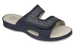 CALZATURA CLOTILDE NUBUCK WOMENS NAVY BLUE 37 TOMAIA NUBUCK+STRASS FODERA TOMAIA PELLE SOTTOPIEDE PELLE TPR CALZATA G COLLEZIONE 2018 - Farma Nice