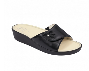 CALZATURA MARIETTA LEATHER WOMENS BLACK 38 TOMAIA PELLE FODERA TOMAIA PELLE SOTTOPIEDE SIMILPELLE PU CALZATA G COLLEZIONE 2018 - Farma Nice