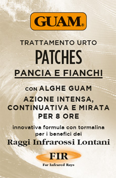 GUAM PATCHES TRATTAMENTO URTO PANCIA E FIANCHI 8 PEZZI - Farma Nice