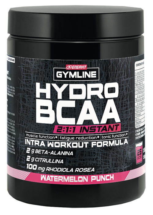 GYMLINE MUSCLE HYDRO BCAA INSTANT WATERMELON POLVERE 335 G - Farma Nice