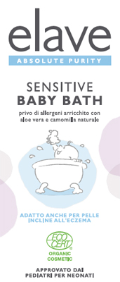 ELAVE BABY BATH DETERGENTE DELICATO CON CAMOMILLA E ALOE VERA BIOLOGICO 400 ML - Farma Nice