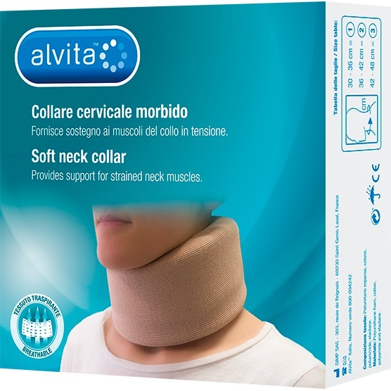 COLLARE CERVICALE ALVITA MORBIDO 3 - Farma Nice