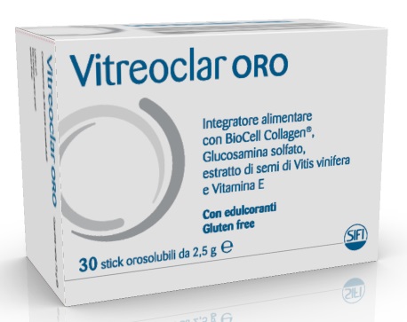 VITREOCLAR ORO 30 BUSTINE OROSOLUBILI DA 2,5 G - Farma Nice