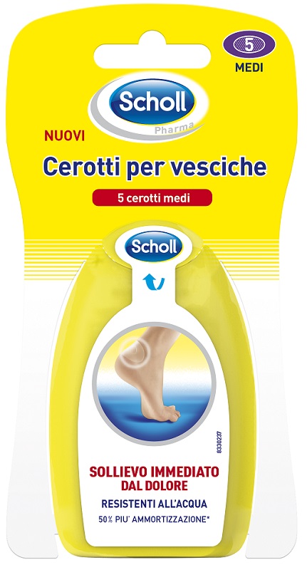 SCHOLL CEROTTI PER VESCICHE MEDIO DITA DEI PIEDI 6 PEZZI - Farma Nice