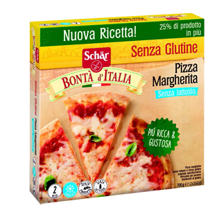 SCHAR SURGELATI PIZZA MARGHERITA SENZA LATTOSIO 700 G 1 PEZZO - Farma Nice