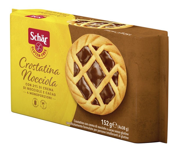 SCHAR CROSTATINA NOCCIOLA 4 MONOPORZIONI DA 38 G - Farma Nice
