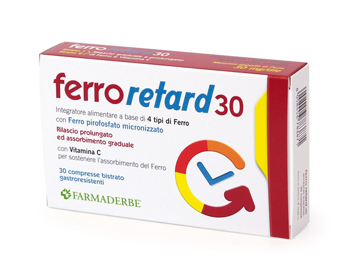 FERRO RETARD 30 COMPRESSE - Farma Nice