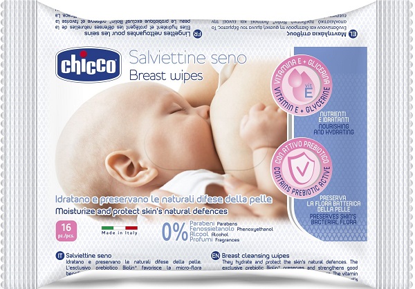 CHICCO SALVIETTE DETERGENTI PER IL SENO 16 PEZZI - Farma Nice