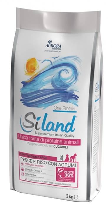 SILAND PUPPY MEDIUM/LARGE PESCE 3 KG - Farma Nice