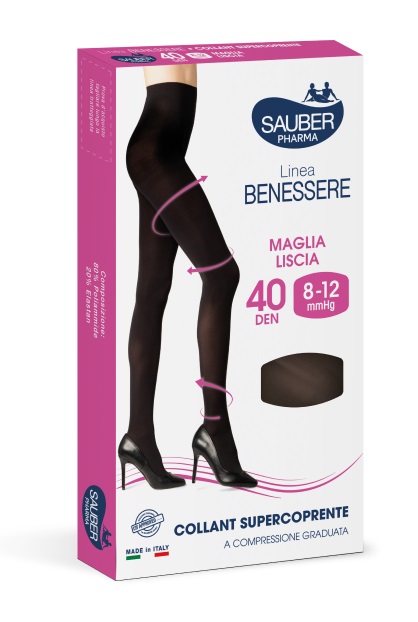 COLLANT SUPERCOPRENTE SAUBER 8-12MMHG NERO 4 - Farma Nice