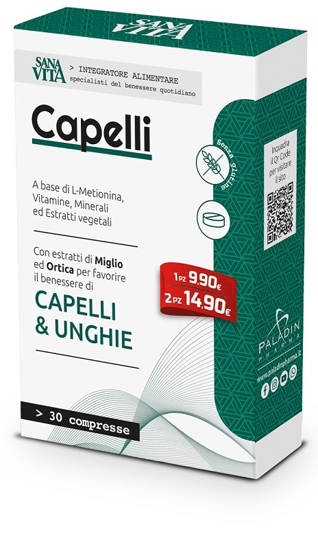 SANAVITA CAPELLI 30 COMPRESSE - Farma Nice