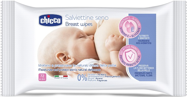 CHICCO SALVIETTE DETERGENTI PER IL SENO 72 PEZZI - Farma Nice