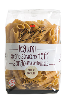 GAROFALO PENNONI PASTA SENZA GLUTINE LEGUMI E CEREALI 400 G - Farma Nice