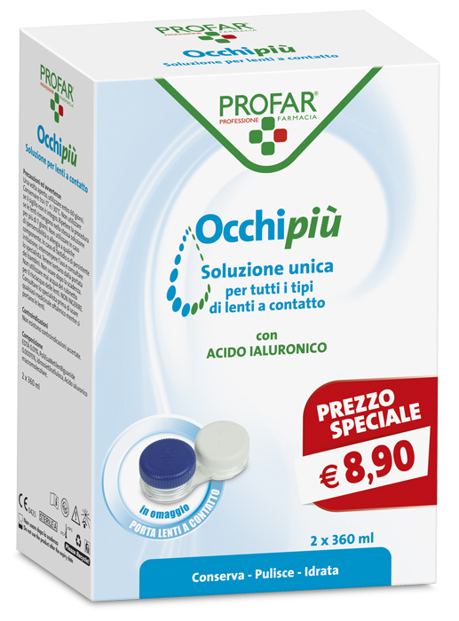 PROFAR OCCHI PIU' SOLUZIONE UNICA 2 FLACONI DA 360 ML CE - Farma Nice
