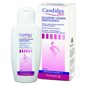CANDIDAX MED SOLUZIONE LAVANTE GINECOLOGICA 200 ML - Farma Nice