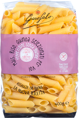 GAROFALO PENNE RIGATE SENZA GLUTINE 400 G - Farma Nice