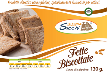 FETTE BISCOTTATE 130 G - Farma Nice