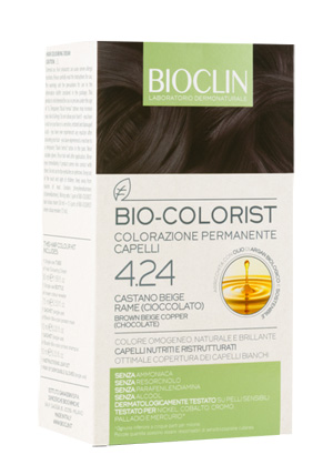 BIOCLIN BIO COLORIST 4,24 CASTANO BEIGE RAME CIOCCOLATO - Farma Nice