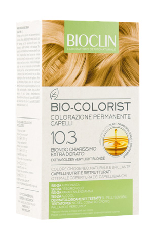 BIOCLIN BIO COLORIST 10,3 BIONDO CHIARISSIMO EXTRA DORATO - Farma Nice