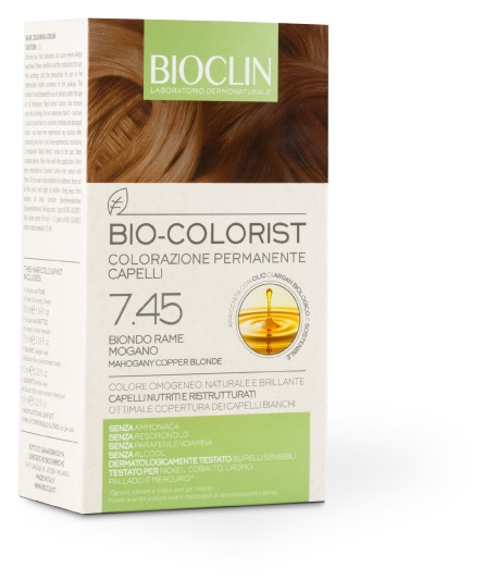 BIOCLIN BIO COLORIST 7,45 BIONDO RAME MOGANO - Farma Nice