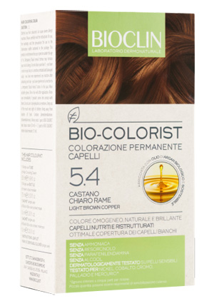 BIOCLIN BIO COLORIST 5,4 CASTANO CHIARO RAME - Farma Nice