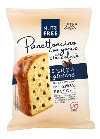 NUTRIFREE PANETTONCINO GOCCE DI CIOCCOLATO 100 G - Farma Nice