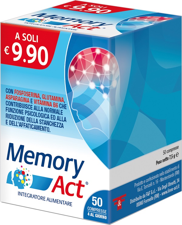 MEMORY ACT 50 COMPRESSE - Farma Nice