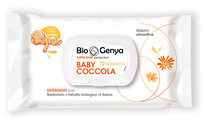 BIOGENYA SUPER BABY PROTECTION 72 SALVIETTE BABY COCCOLA DETERGENTI - Farma Nice