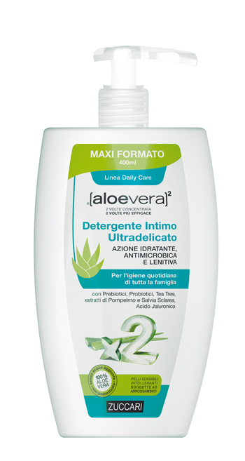 ALOEVERA2 DETERGENTE INTIMO ULTRADELICATO 400 ML - Farma Nice