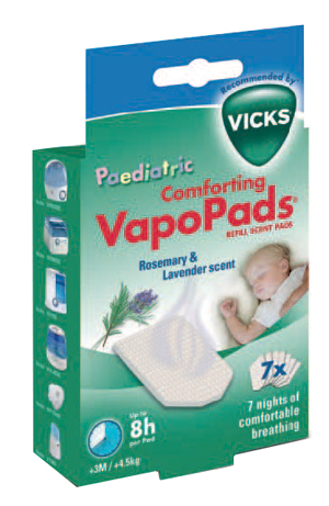 VICKS VAPOPADS ROSEMARY & LAVENDER SCENTE 7 PEZZI - Farma Nice