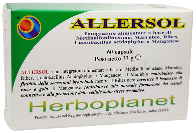 ALLERSOL 60 CAPSULE - Farma Nice