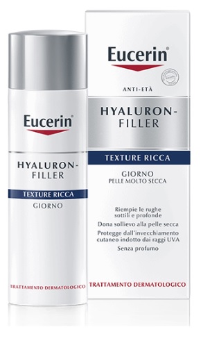 EUCERIN HYALURON-FILLER TEXTURE RICCA GIORNO 50 ML - Farma Nice